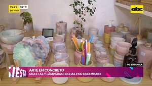 Po botánica y concreto: arte en concreto, un emprendimiento familiar - Ensiestados - ABC Color