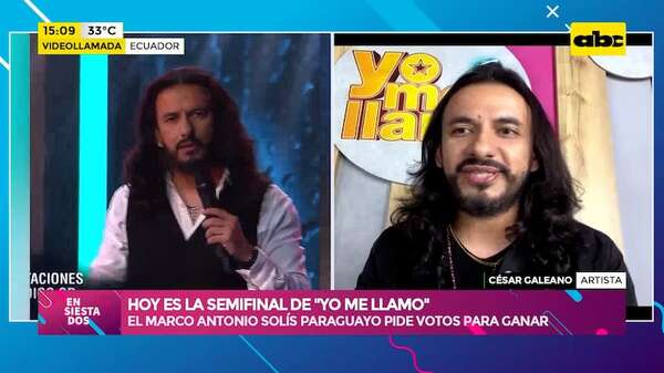 Semifinal del “Yo me llamo”: el Marco Antonio Solís paraguayo pide voto de apoyo para ganar - Ensiestados - ABC Color