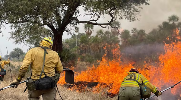 Suspenden las clases presenciales en zonas cercanas a incendios - Noticiero Paraguay