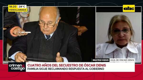Cuatro años sin Óscar Denis: familia sigue reclamando respuesta al gobierno - Crimen y castigo - ABC Color