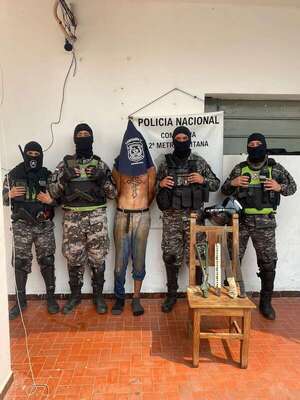 Detienen a un hombre con orden captura por tentativa de homicidio en el bañado Sur - Policiales - ABC Color