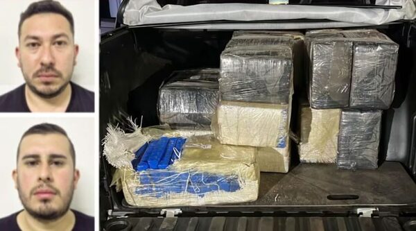 POLICÍAS PARAGUAYOS DETENIDOS EN BRASIL CON DROGA