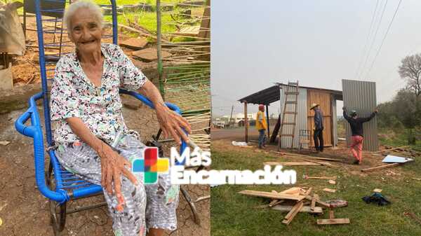 La solidaridad siempre podrá más que la maldad: Reconstruyen puesto de ventas de Doña Lidia