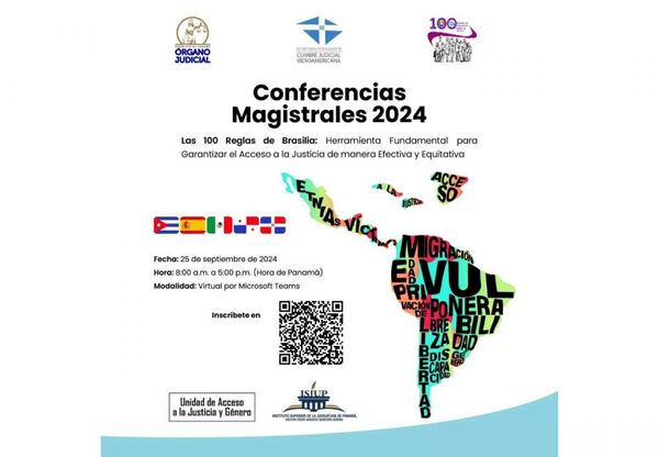 Invitan a conferencias magistrales sobre las 100 Reglas de Brasilia