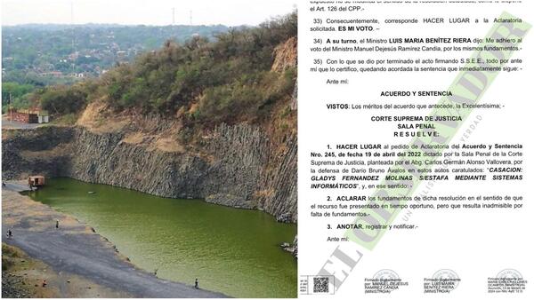 Prórroga del contrato de arrendamiento y explotación de la cantera del cerro Ñemby