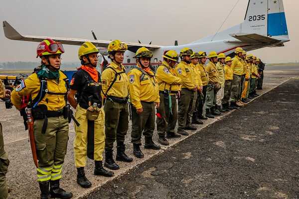 Gobierno moviliza Fuerzas Armadas y bomberos para combatir incendios en el Chaco