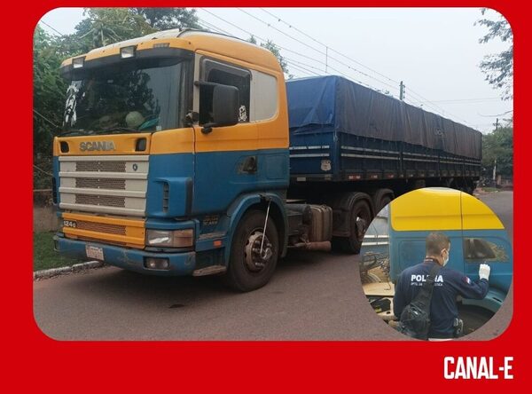 ROBARON UN TRACTOCAMIÓN EN CAAZAPÁ Y LUEGO ABANDONARON EN CAAGUAZÚ, AL CHOFER LO DEJARON EN GUAIRÁ