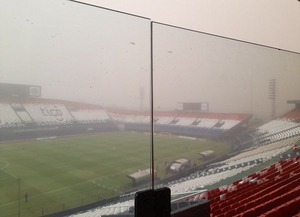 ¡Calidad del aire empeoró y a la hora del partido Paraguay- Brasil será más horrible aún!