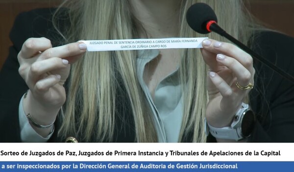 Los Juzgados y tribunales de apelación que serán inspeccionadas por la Corte