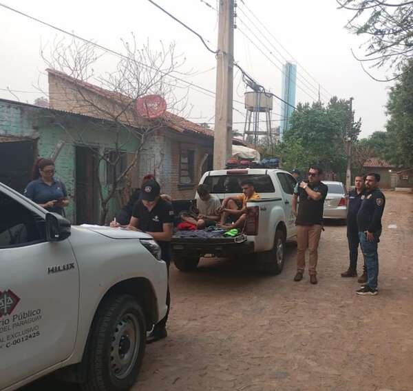 Dos hombres detenidos tras allanamientos por asalto a pizzería en Luque - Policiales - ABC Color