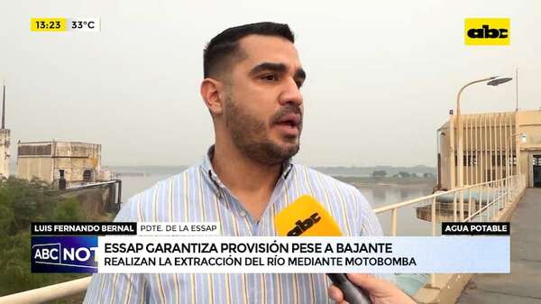 Video: Essap dice que no faltará agua pese a la bajante de los ríos - ABC Noticias - ABC Color