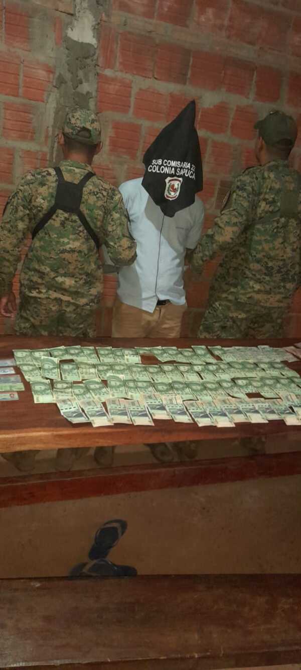 Aprehenden a hombre por simular robo agravado e incautan dinero y pertenencias