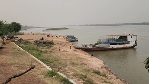 En Concepción, el Río Paraguay se acerca al nivel mínimo histórico