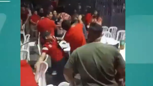 Video: Fiesta de colorados termina a los golpes en seccional de Ñemby