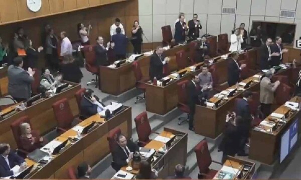 Como si los incendios no importaran, congresistas sesionaron con festejo, baile y palmas – Prensa 5