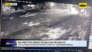 Limpio: Delivery fue herido de bala tras un asalto   - ABC Noticias - ABC Color