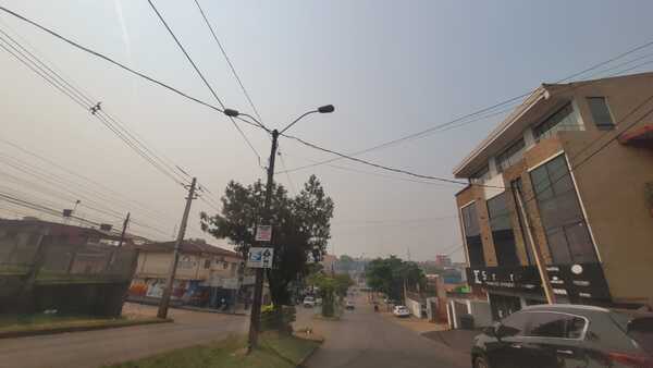 Ciudad del Este también se ve afectada por una densa bruma - La Clave