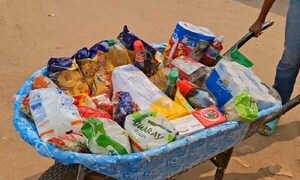 Ganó una carretilla de mercaderías y donó todo a su vecina en terapia intensiva – Prensa 5