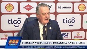 Video: Paraguay (1) – (0) Brasil – Palabras del entrenador Gustavo Alfaro
