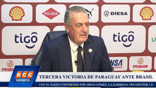 Video: Paraguay (1) – (0) Brasil – Palabras del entrenador Gustavo Alfaro