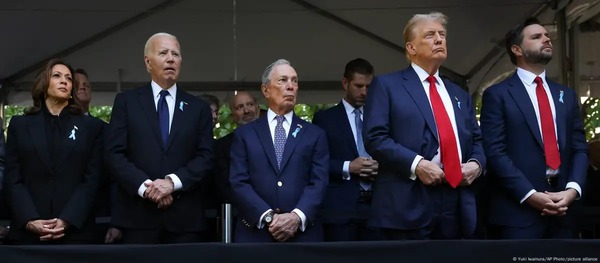 Harris y Trump reunidos en homenaje a víctimas del 11-S - ADN Digital