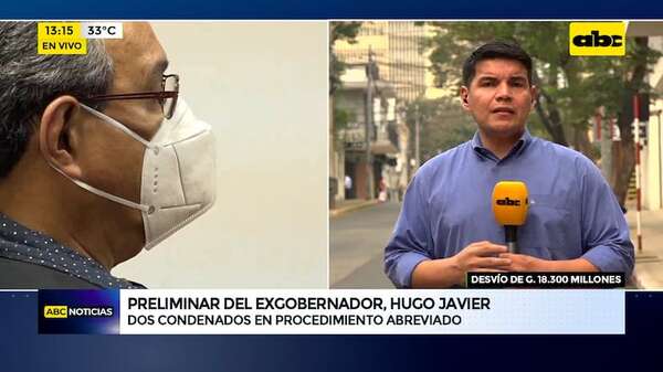 Preliminar de Hugo Javier: hubo “tragada” de G. 18.300 millones - ABC Noticias - ABC Color