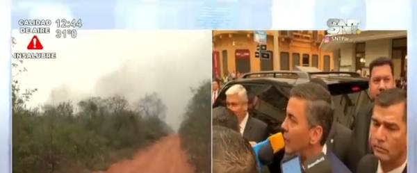 Identifican la finca donde inició el incendio en Cerro Chovoreca - SNT