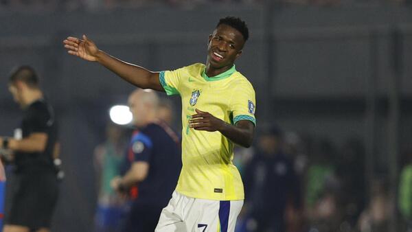 Lo que dijo Vinícius tras la derrota de Brasil ante Paraguay