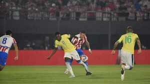 La pobre estadística de Vinícius frente a Paraguay