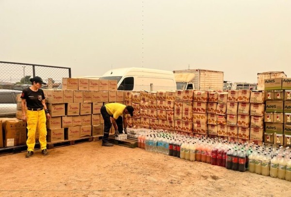 Donan 3,5 toneladas de productos a bomberos voluntarios - ADN Digital