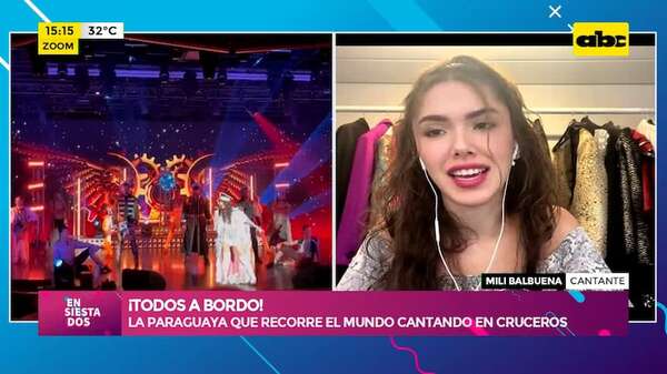 ¡Todos a bordo! la paraguaya que recorre el mundo cantando en cruceros - Ensiestados - ABC Color