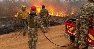 La Nación / Uruguay pone a disposición avión hidrante para combatir incendio forestal en el Chaco