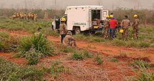 La Nación / Salud asiste a familias y bomberos afectados por el gran incendio forestal en el Chaco