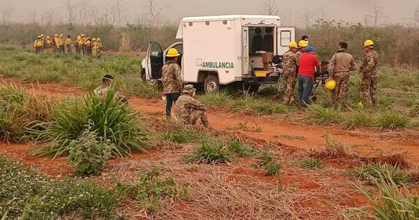 La Nación / Salud asiste a familias y bomberos afectados por el gran incendio forestal en el Chaco