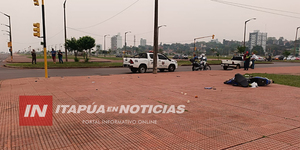 FALLECIÓ EL MOTOCICLISTA QUE PROTAGONIZÓ COLISIÓN EN LA AV. JAPÓN - Itapúa Noticias