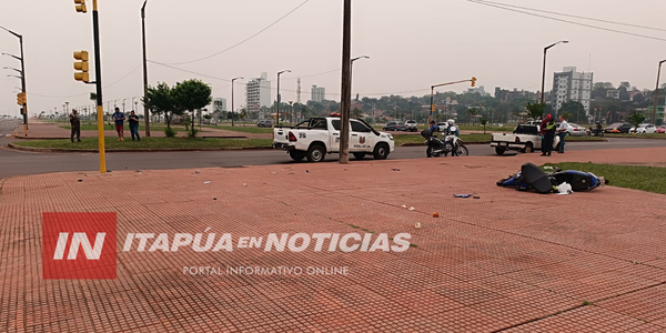 FALLECIÓ EL MOTOCICLISTA QUE PROTAGONIZÓ COLISIÓN EN LA AV. JAPÓN - Itapúa Noticias
