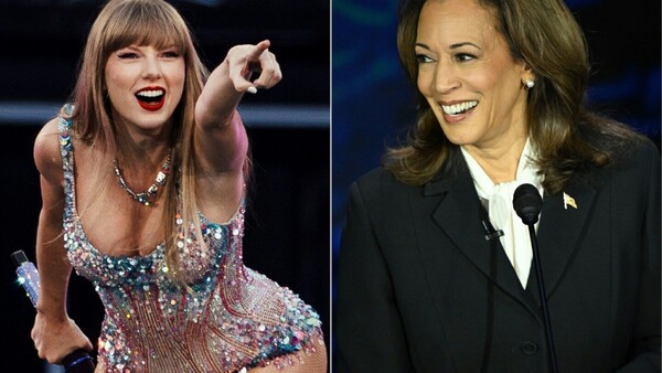 Kamala Harris logra el apoyo de Taylor Swift, que puede ser crucial