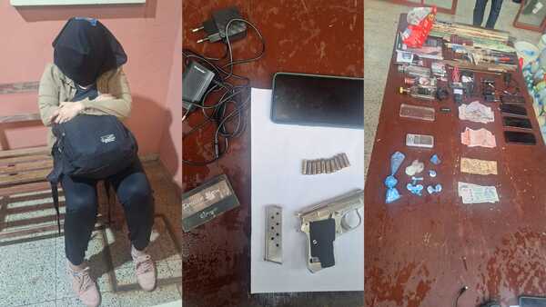 Detienen a mujer e incautan arma de fuego y otros objetos prohibidos en el CERESO