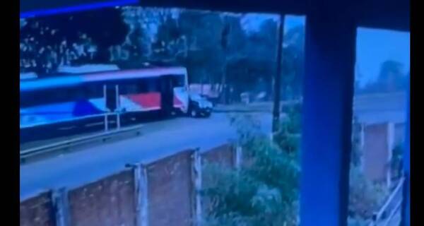 [VIDEO] Salen a la luz las imágenes del histórico accidente que se dio en Encarnación