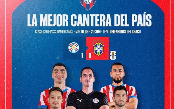 Versus / Cerro saca pecho y resalta la presencia de 8 canteranos en el triunfo ante Brasil
