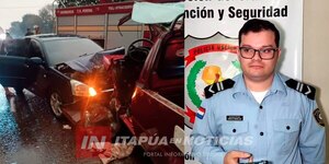IMPACTO FRONTAL SOBRE RUTA PY06 DEJÓ DOS PERSONAS HERIDAS EN TOMÁS ROMERO PEREIRA - Itapúa Noticias