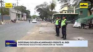 Video: Indígenas anuncian cierre de la avenida Artigas  - ABC Noticias - ABC Color
