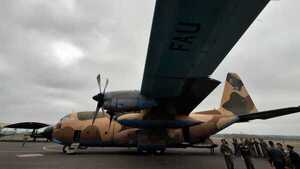 Llega Hércules, el avión uruguayo que combatirá incendios forestales en el Chaco