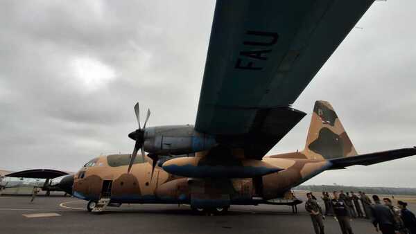 Llega Hércules, el avión uruguayo que combatirá incendios forestales en el Chaco