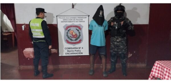 Quiso pelar a Catedral de Encarnación, pero fue pillado
