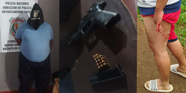 AGENTE PENITENCIARIO FUE APREHENDIDO POR DISPARAR A UN JOVEN - Itapúa Noticias