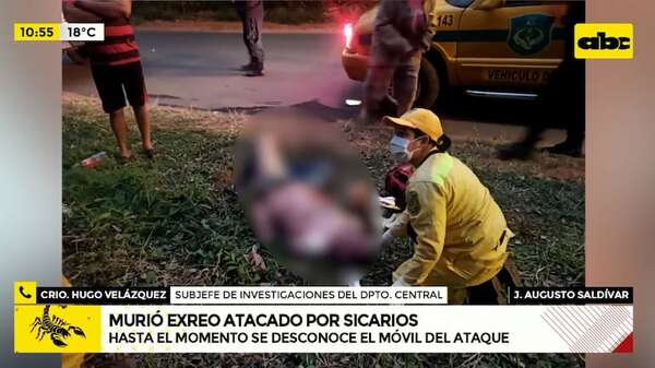 Mataron a un exconvicto frente a su abogado en J. Augusto Saldívar - ABC Noticias - ABC Color