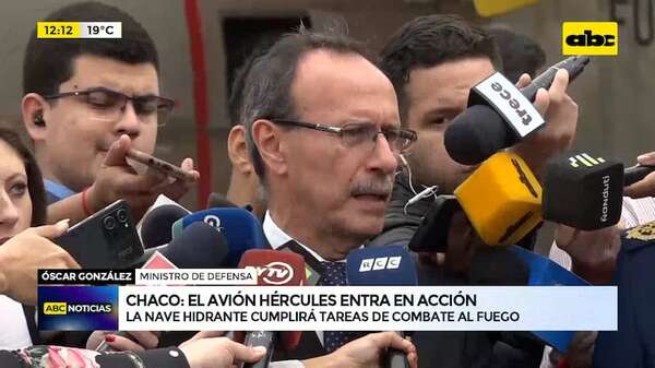 Video: “Hércules” uruguayo ya está en el país para aplacar fuego del Chaco” - ABC Noticias - ABC Color