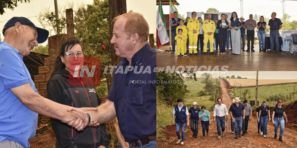 GOBIERNO DEPARTAMENTAL INAUGURÓ OBRAS EN EN ITAPÚA POTY Y EDELIRA - Itapúa Noticias