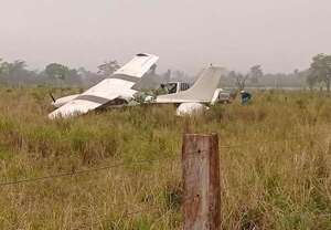 Accidente aéreo en San Pedro: avioneta aterriza de emergencia por fallas mecánicas  - Policiales - ABC Color
